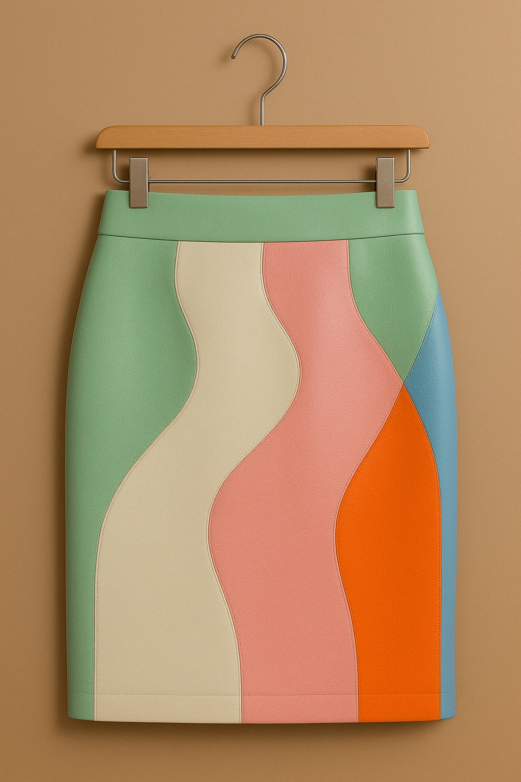 Jupe Luma Cuiriva - Détail tissu et finitions
